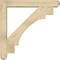 Ekena Millwork Merced Craftsman Rough Sawn Bracket w/ Offset Brace, Douglas Fir, 6"W x 36"D x 36"H BKT0604X36X36MRC04RDF - alternate 2